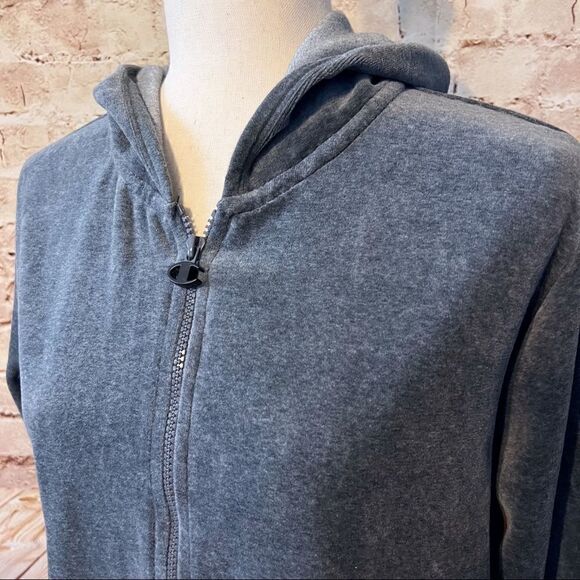 Champion velour zip up track jacket - Picture 3 of 4